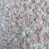 Pretty Pink and Ivory Flower Wall - Starlight Flower Walls