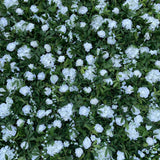 Green Foliage Flower Wall with Whites & Wisteria - Starlight Flower Walls