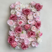 Pink & Ivory Flower Wall - Starlight Flower Walls
