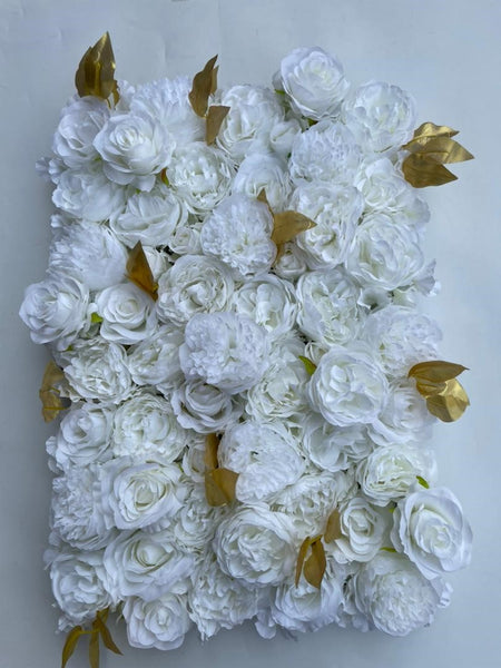 Ivory Classic with Gold Flower Wall - Starlight Flower Walls