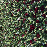 Red Foliage Flower Wall - Starlight Flower Walls