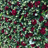 Red Foliage Flower Wall - Starlight Flower Walls
