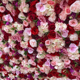 Red, Purple & Pink Flower Wall - Starlight Flower Walls