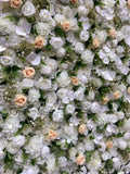 Ivory, Yellow Foliage Flower Wall - Starlight Flower Walls