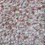 Soft Pink, Peach and Ivory Flower Wall - Starlight Flower Walls